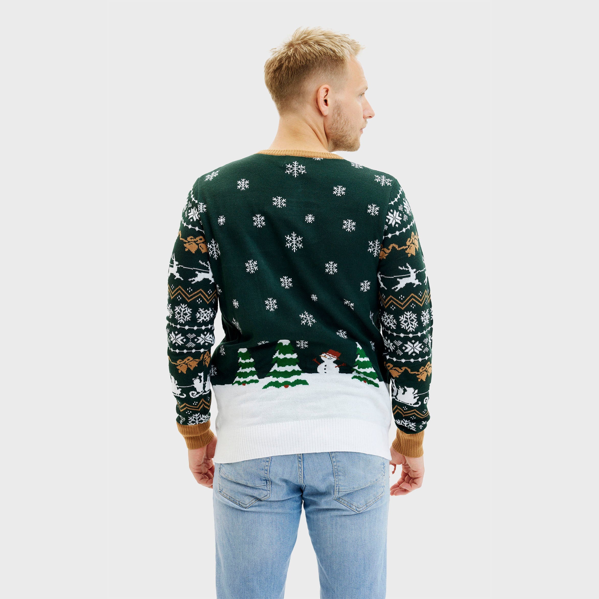 Santa Claus Is Coming To Town LED Grün - Damen